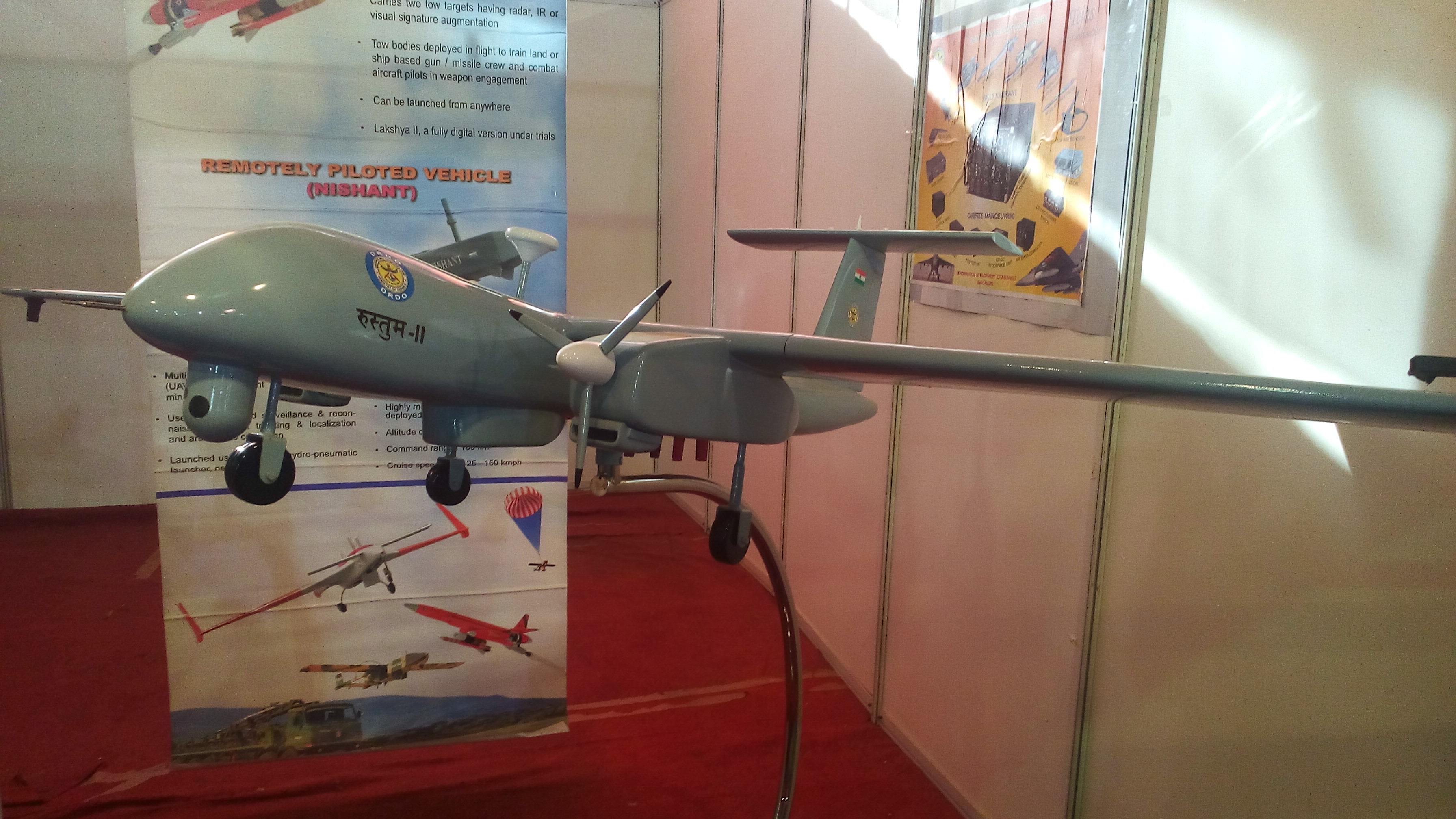 A scaled down model of TAPAS-BH-201 Model