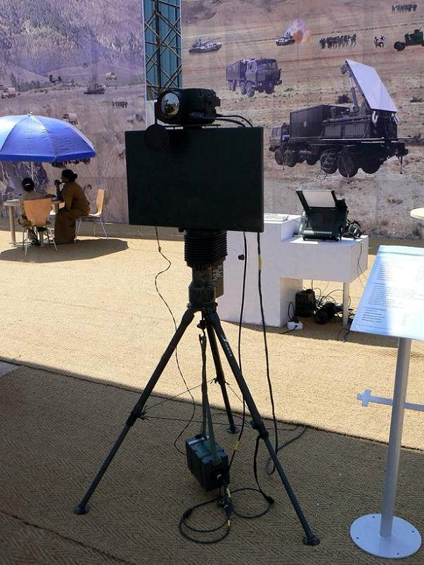 Battlefield Surveillance Radar-Short Range (BFSR-SR) on display at Aero India-2007.