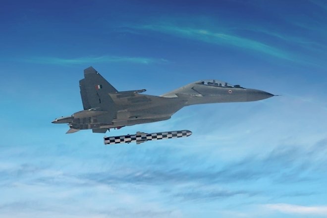 IAF Sukhoi Su-30MKI firing BrahMos-ER
