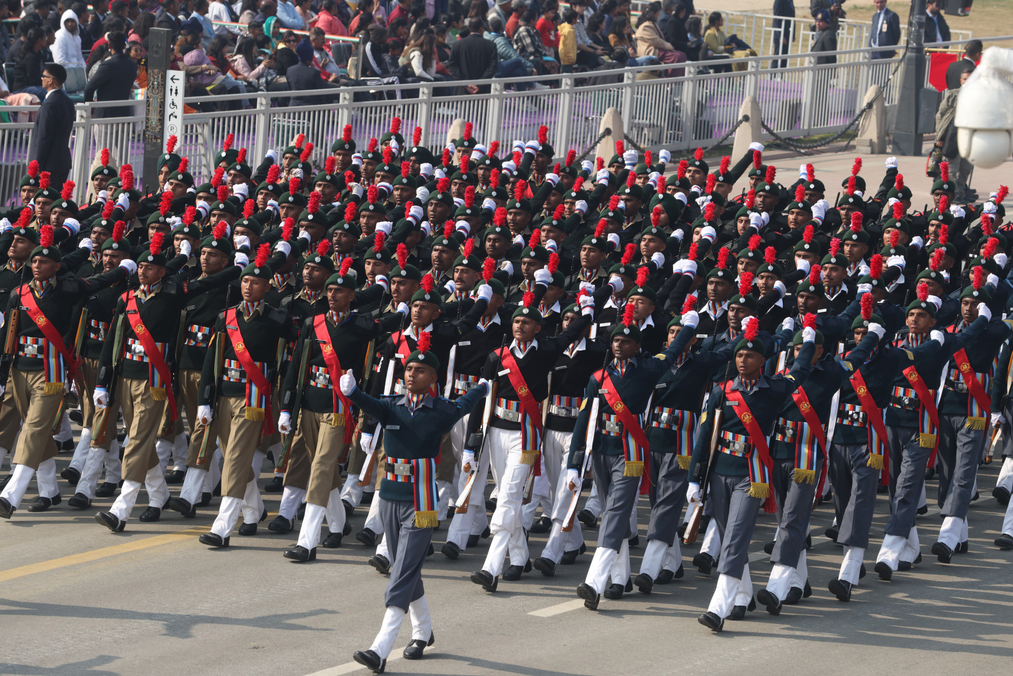 NCC cadets at Republic Day Parade in New Delhi, 2025